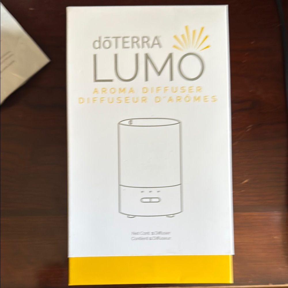 doTERRA Lumo Diffuser in White and Yellow